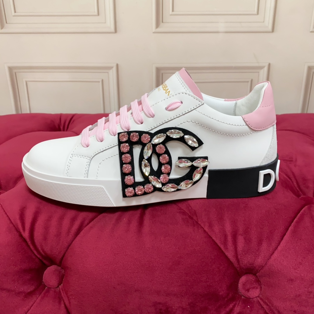 Dolce & Gabbana Calfskin Portofino Sneakers - PerfectKickZ