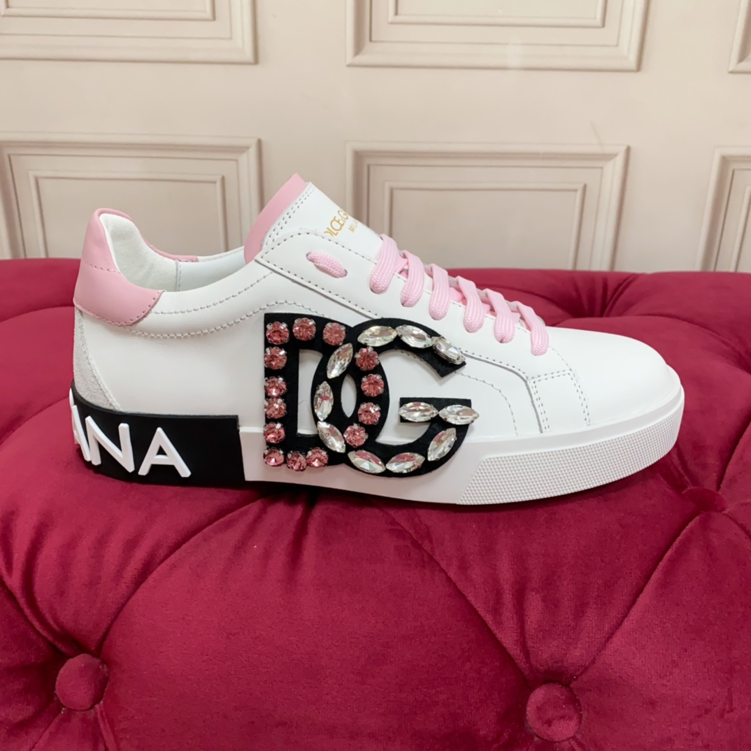 Dolce & Gabbana Calfskin Portofino Sneakers - PerfectKickZ