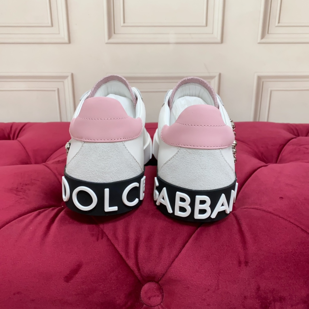 Dolce & Gabbana Calfskin Portofino Sneakers - PerfectKickZ