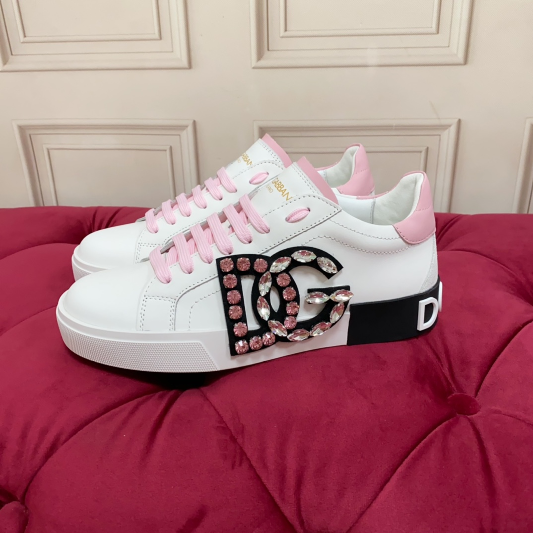 Dolce & Gabbana Calfskin Portofino Sneakers - PerfectKickZ