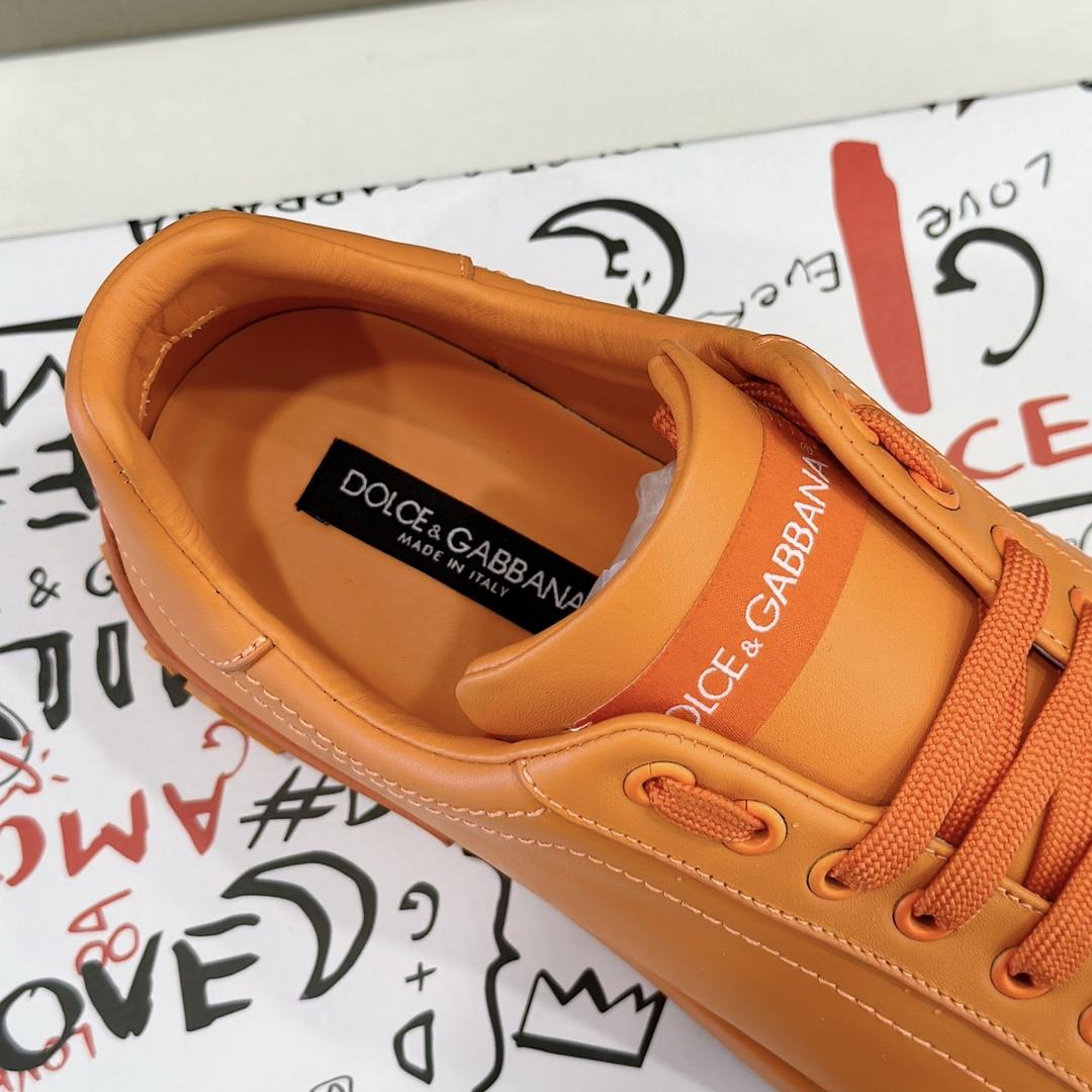 Dolce & Gabbana Embossed Logo Sneakers - 