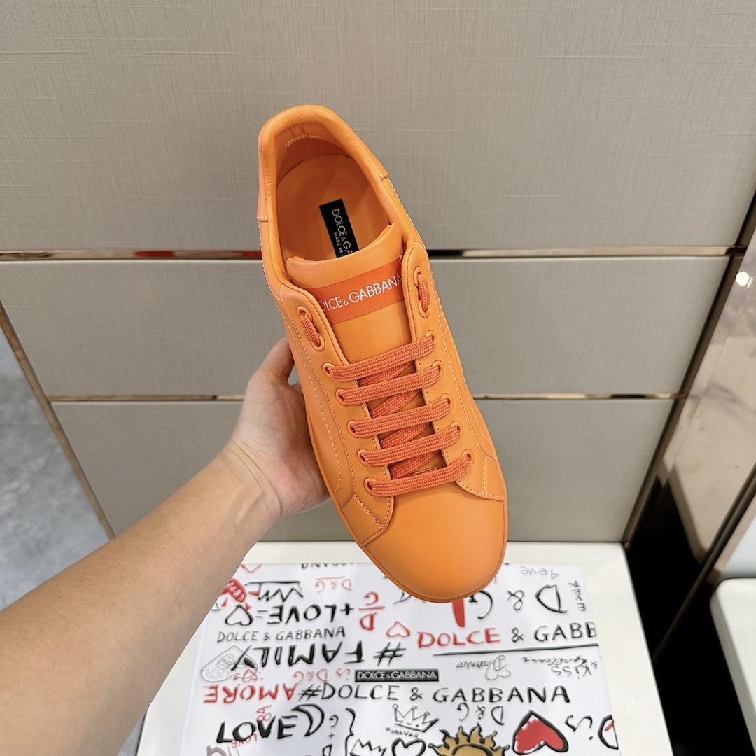 Dolce & Gabbana Embossed Logo Sneakers - 