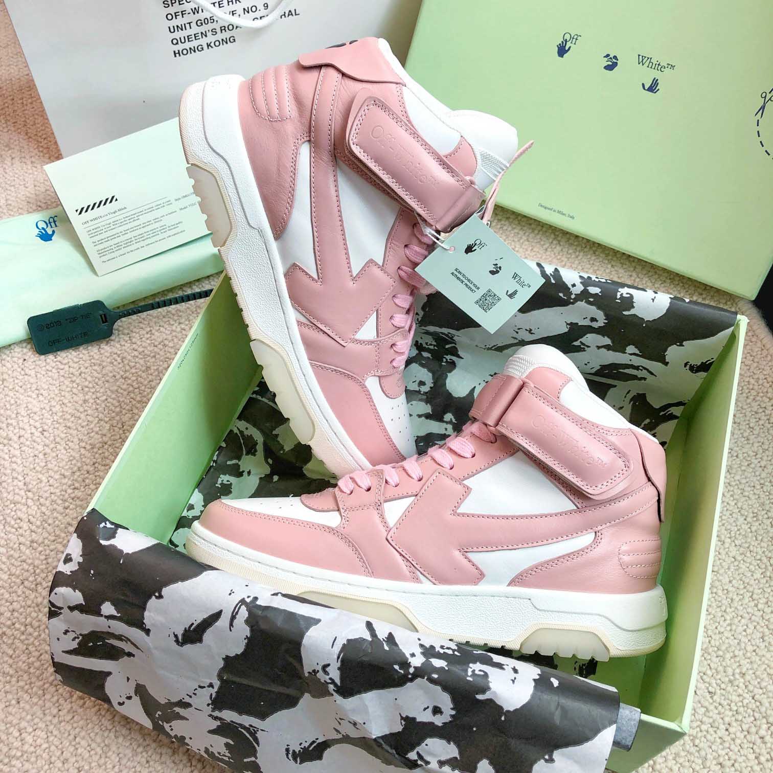 Off White Out Of Office Mid Top Sneaker - PerfectKickZ