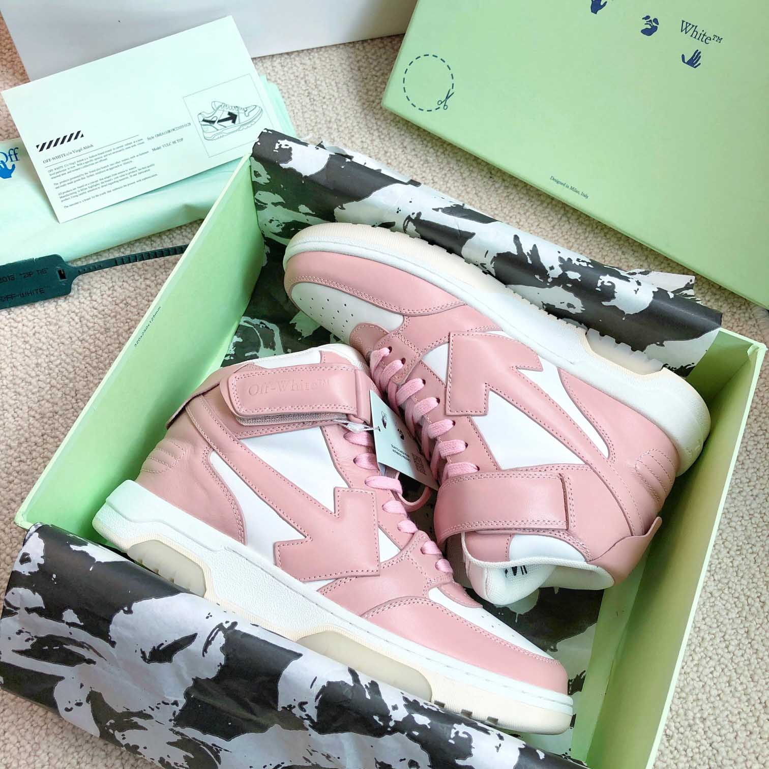 Off White Out Of Office Mid Top Sneaker - PerfectKickZ