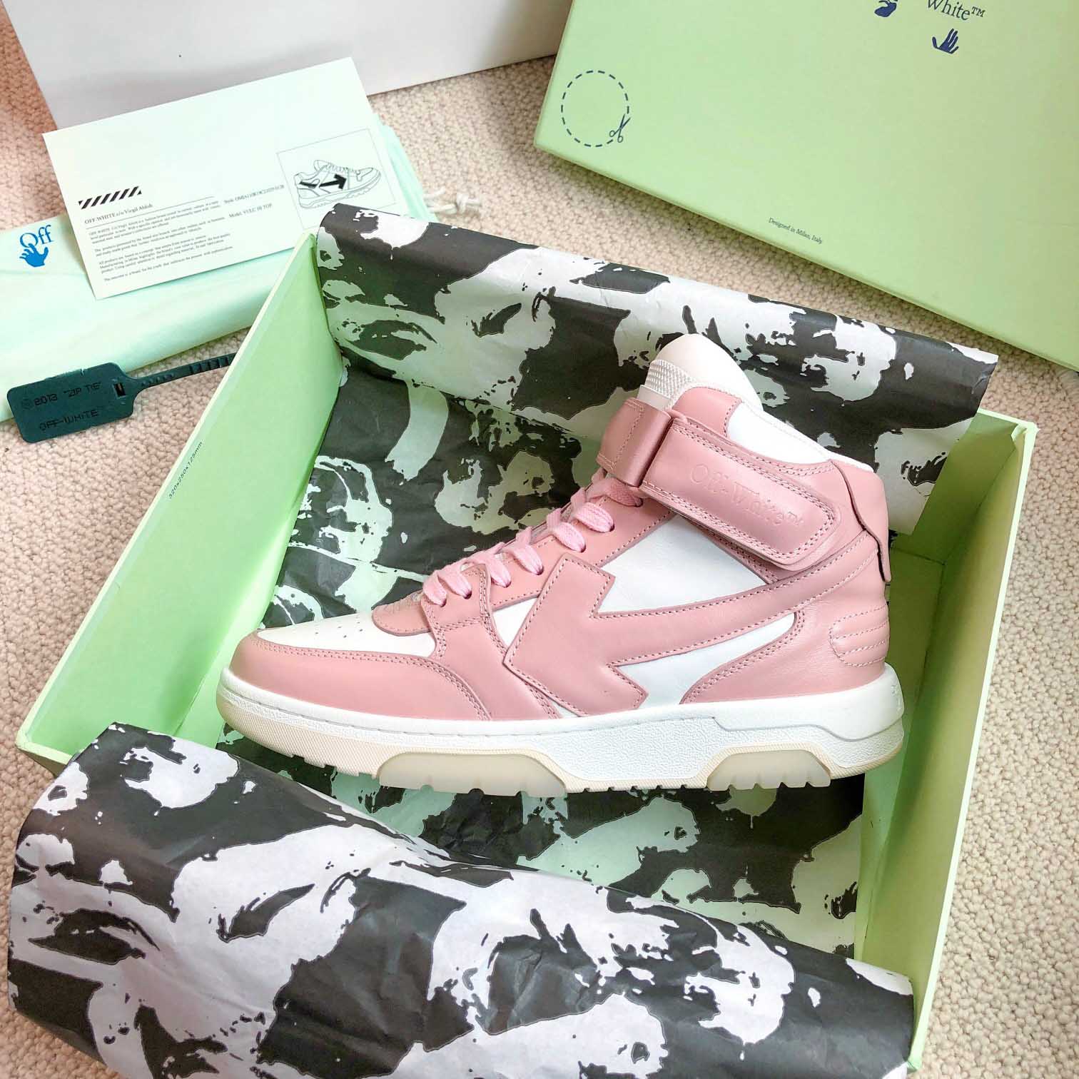 Off White Out Of Office Mid Top Sneaker - PerfectKickZ