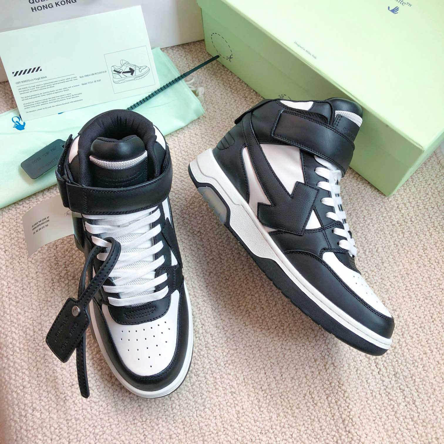 Off White Out Of Office Mid Top Sneaker - PerfectKickZ