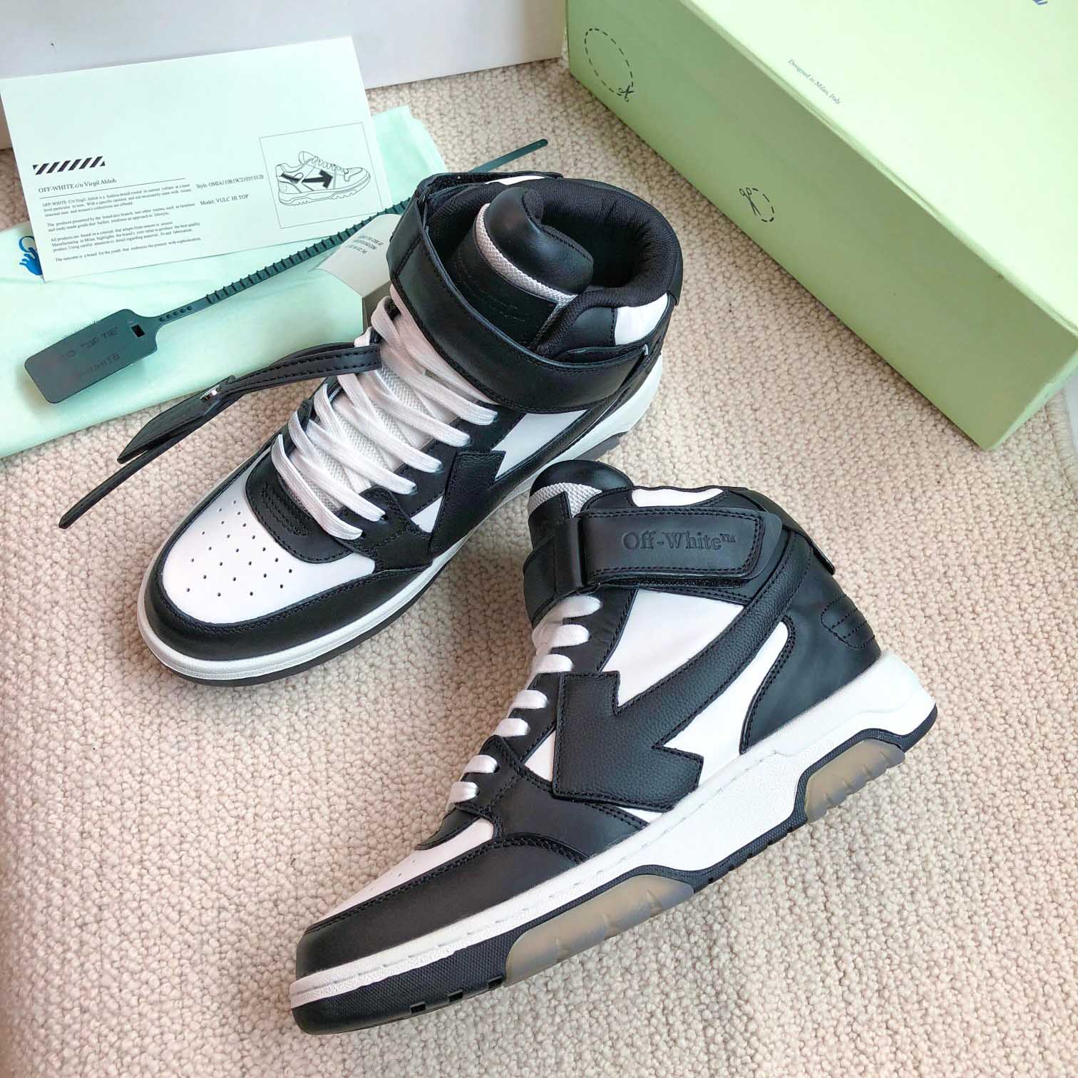 Off White Out Of Office Mid Top Sneaker - PerfectKickZ
