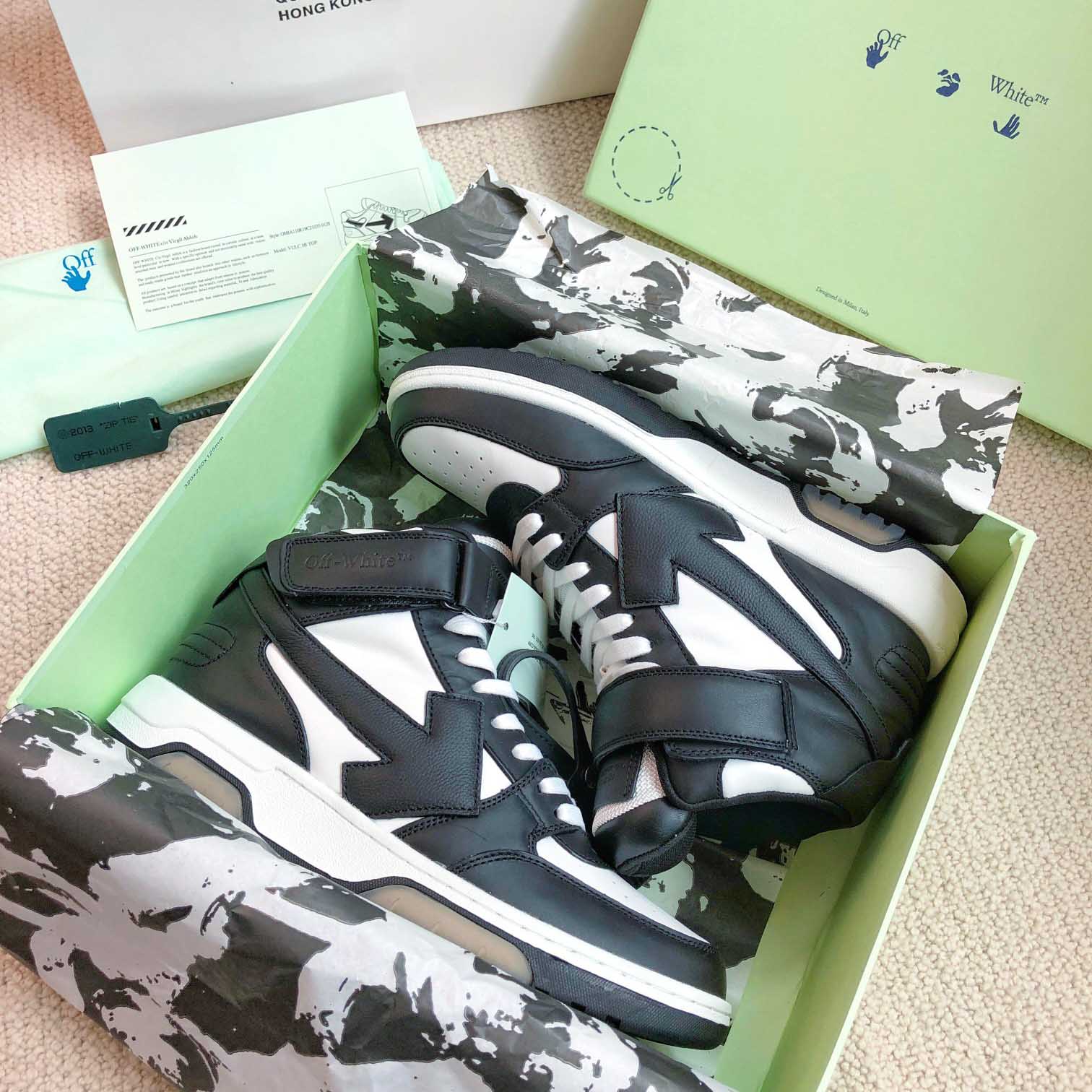 Off White Out Of Office Mid Top Sneaker - PerfectKickZ