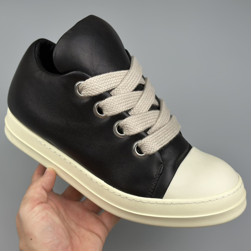 Rick Owens Lace-up Low-top Sneakers  - PerfectKickZ