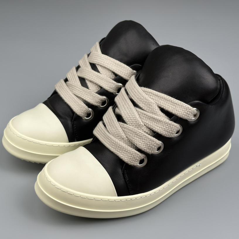Rick Owens Lace-up Low-top Sneakers  - PerfectKickZ