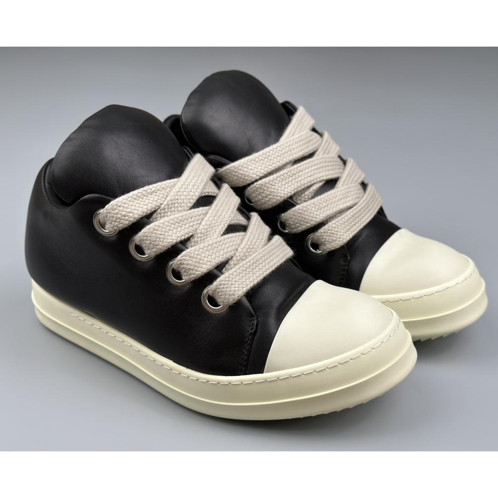 Rick Owens Lace-up Low-top Sneakers  - PerfectKickZ