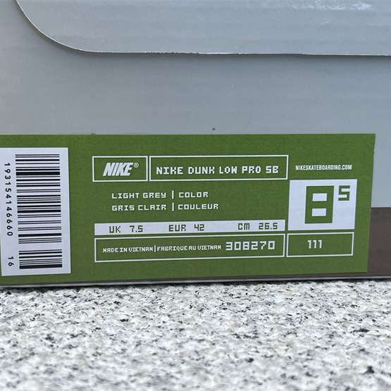Nike SB Dunk Low Sneaker   308270-111 - PerfectKickZ
