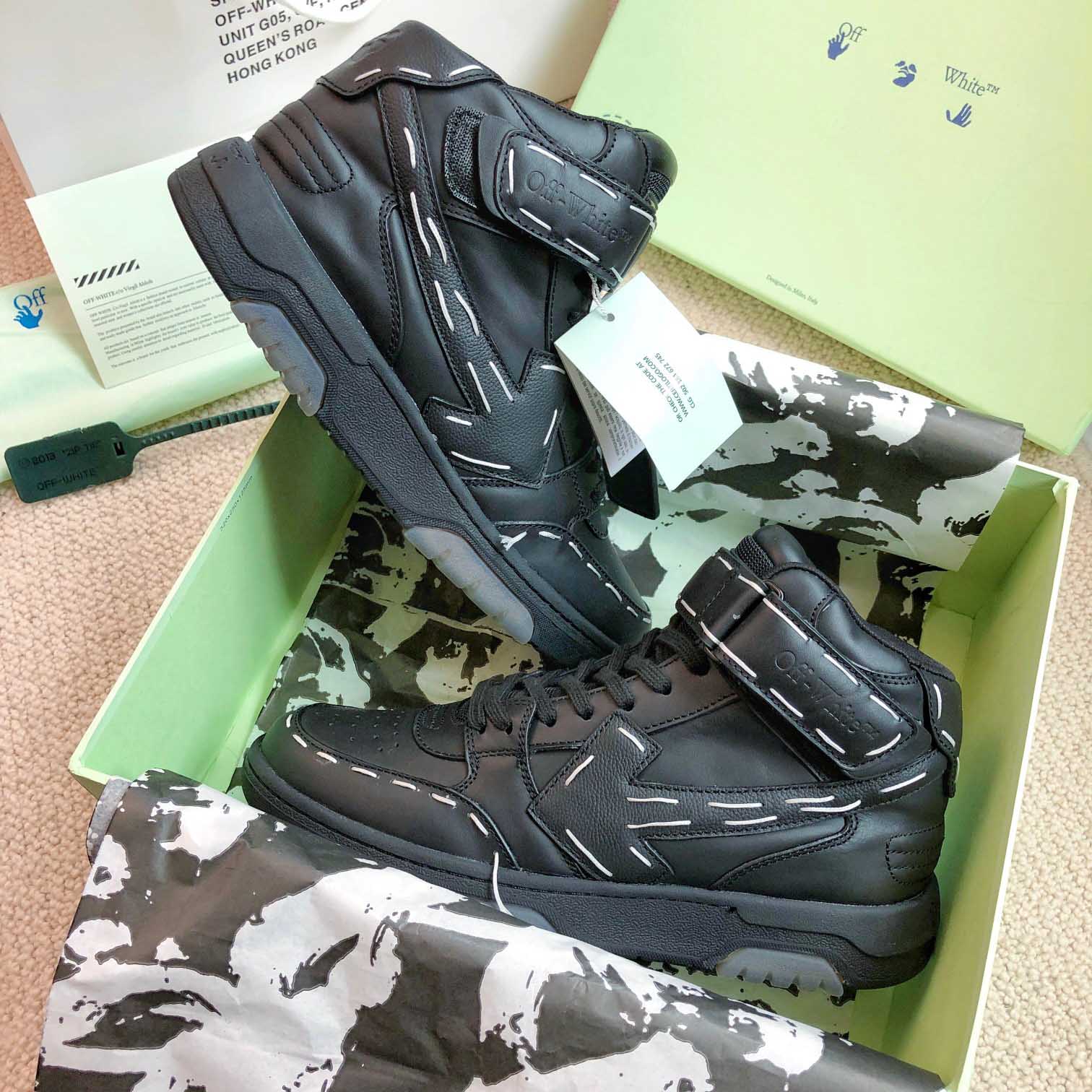Off White Ooo Mid Sartorial Stitching - PerfectKickZ