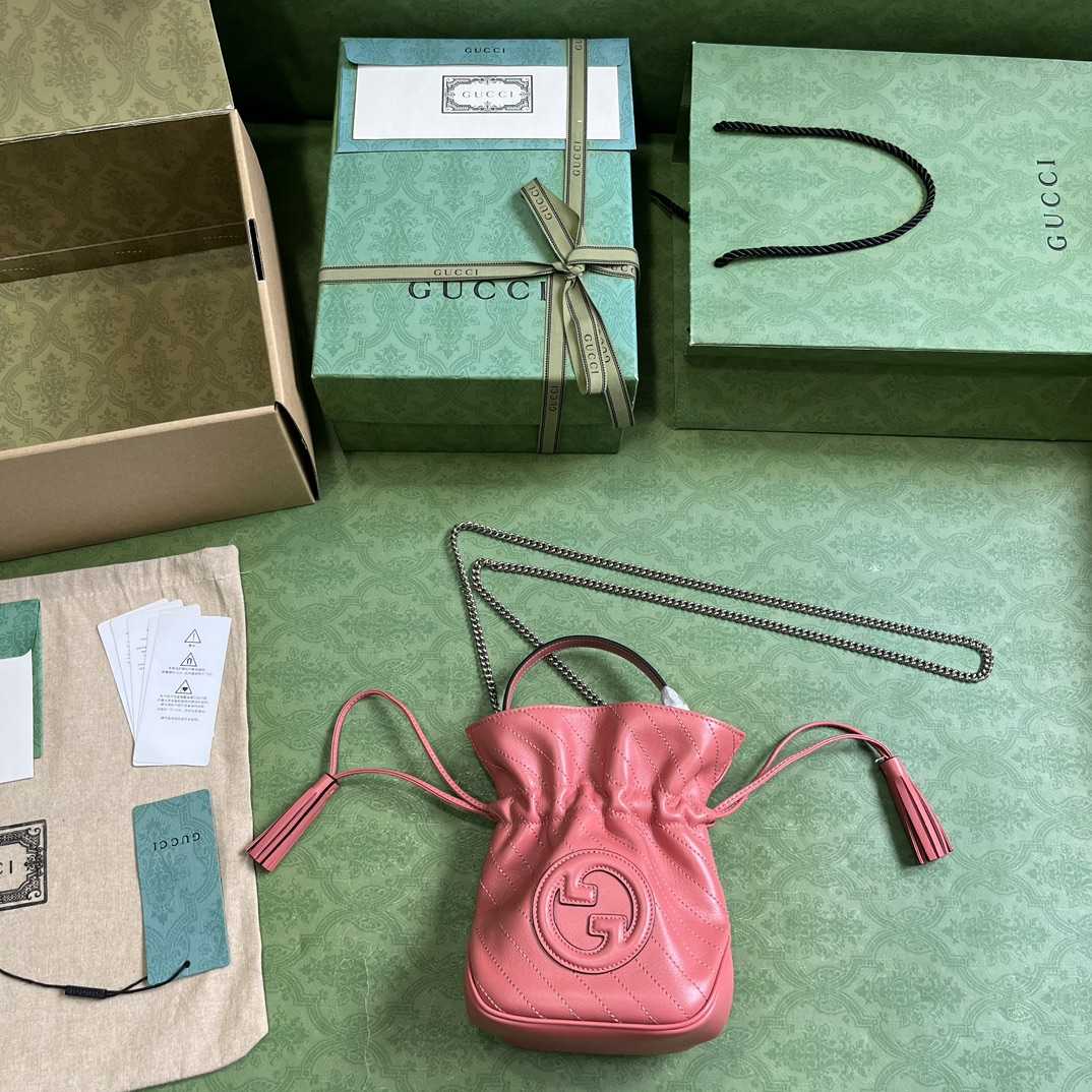 Gucci Blondie Mini Bucket Bag - PerfectKickZ