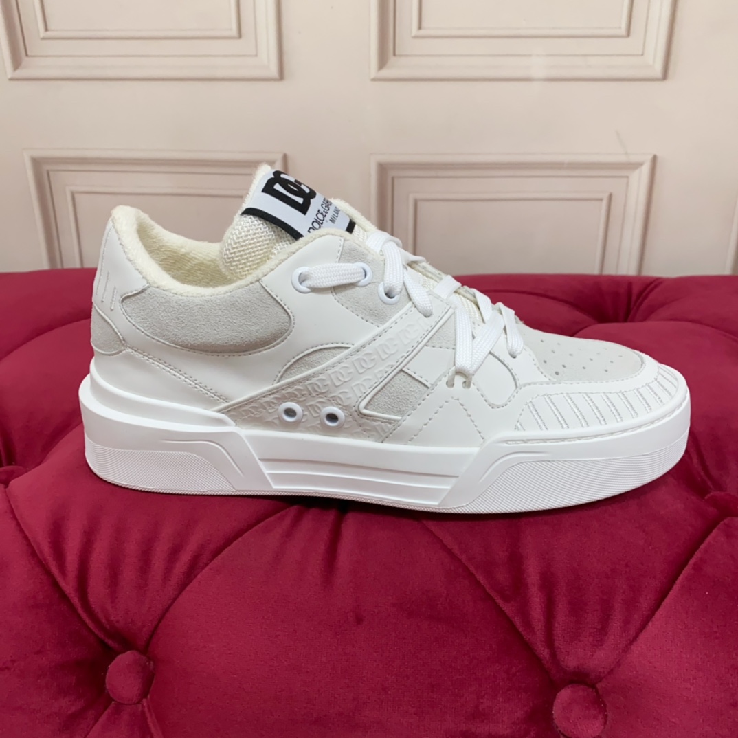 Dolce & Gabbana Mixed-material New Roma Sneakers - PerfectKickZ