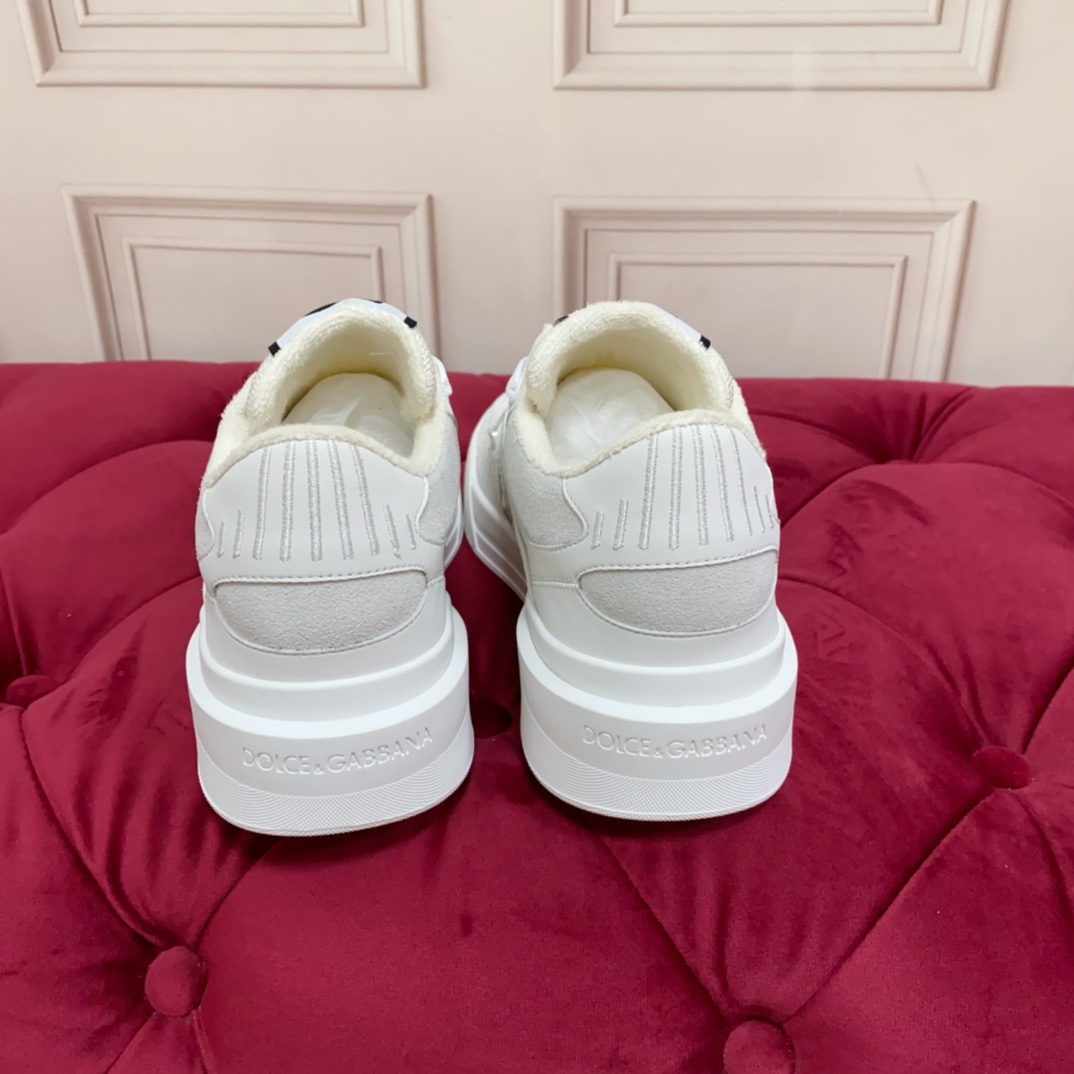 Dolce & Gabbana Mixed-material New Roma Sneakers - PerfectKickZ