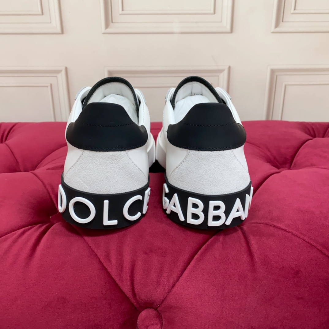 Dolce & Gabbana Calfskin Portofino Sneakers - PerfectKickZ