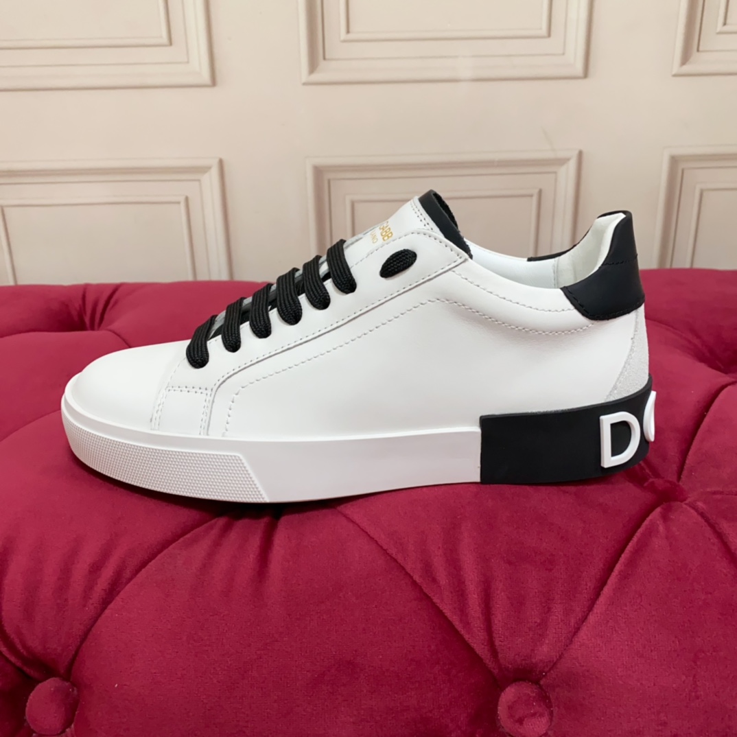 Dolce & Gabbana Calfskin Portofino Sneakers - PerfectKickZ