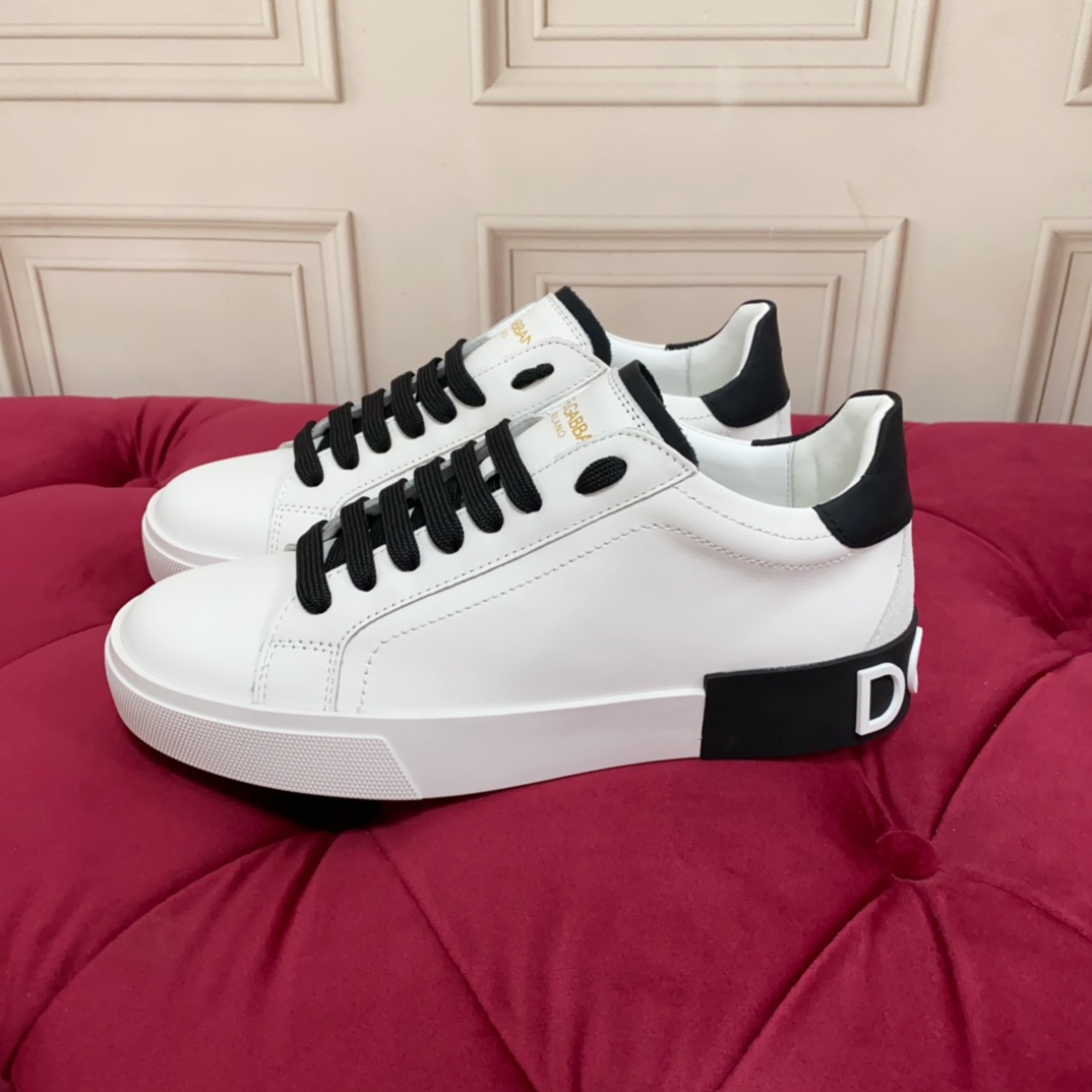 Dolce & Gabbana Calfskin Portofino Sneakers - PerfectKickZ