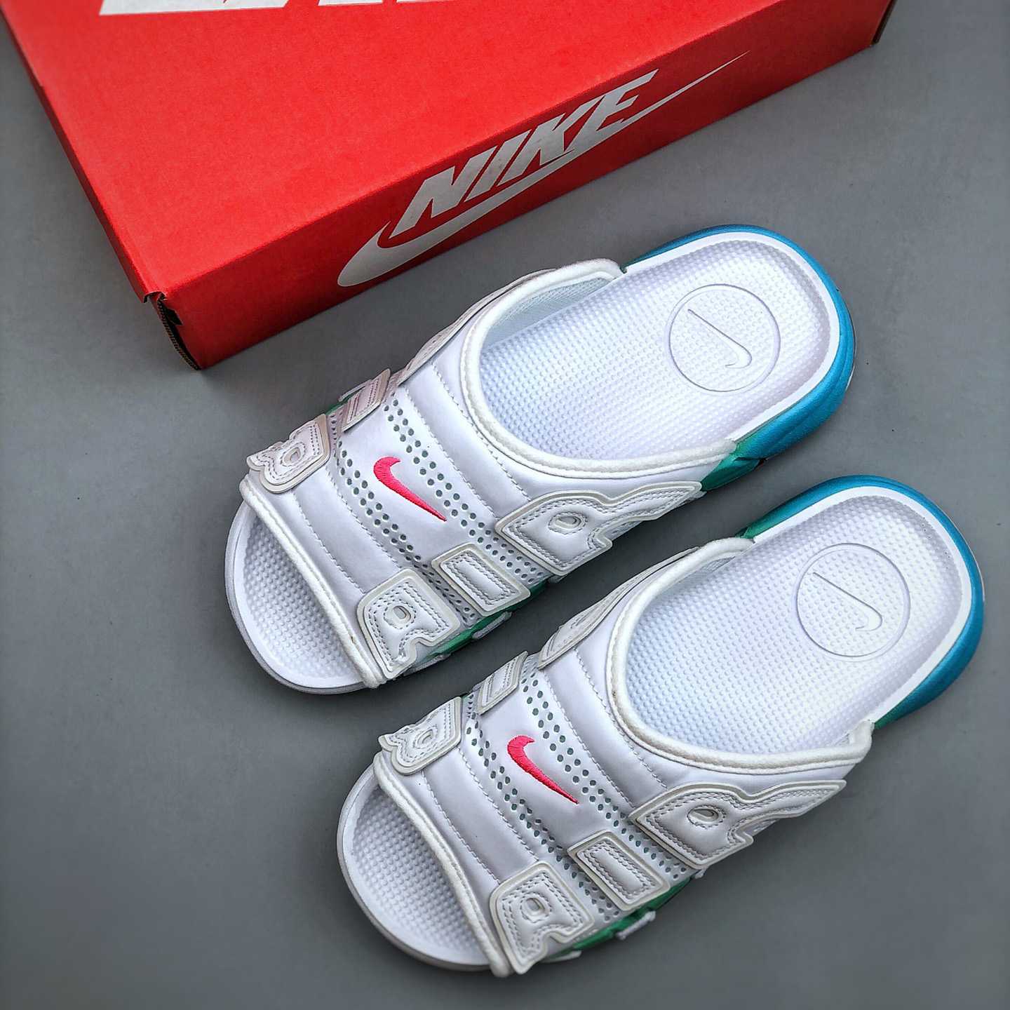 Nike Air More Uptempo Slide   FN3437 161 - PerfectKickZ