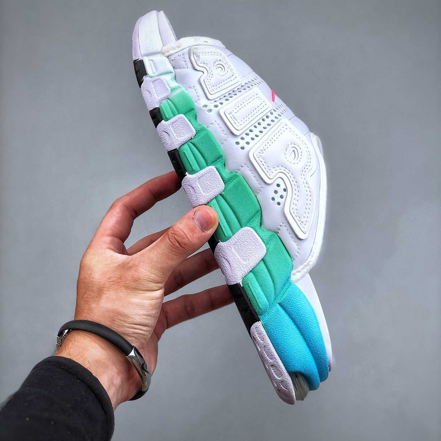 Nike Air More Uptempo Slide   FN3437 161 - PerfectKickZ