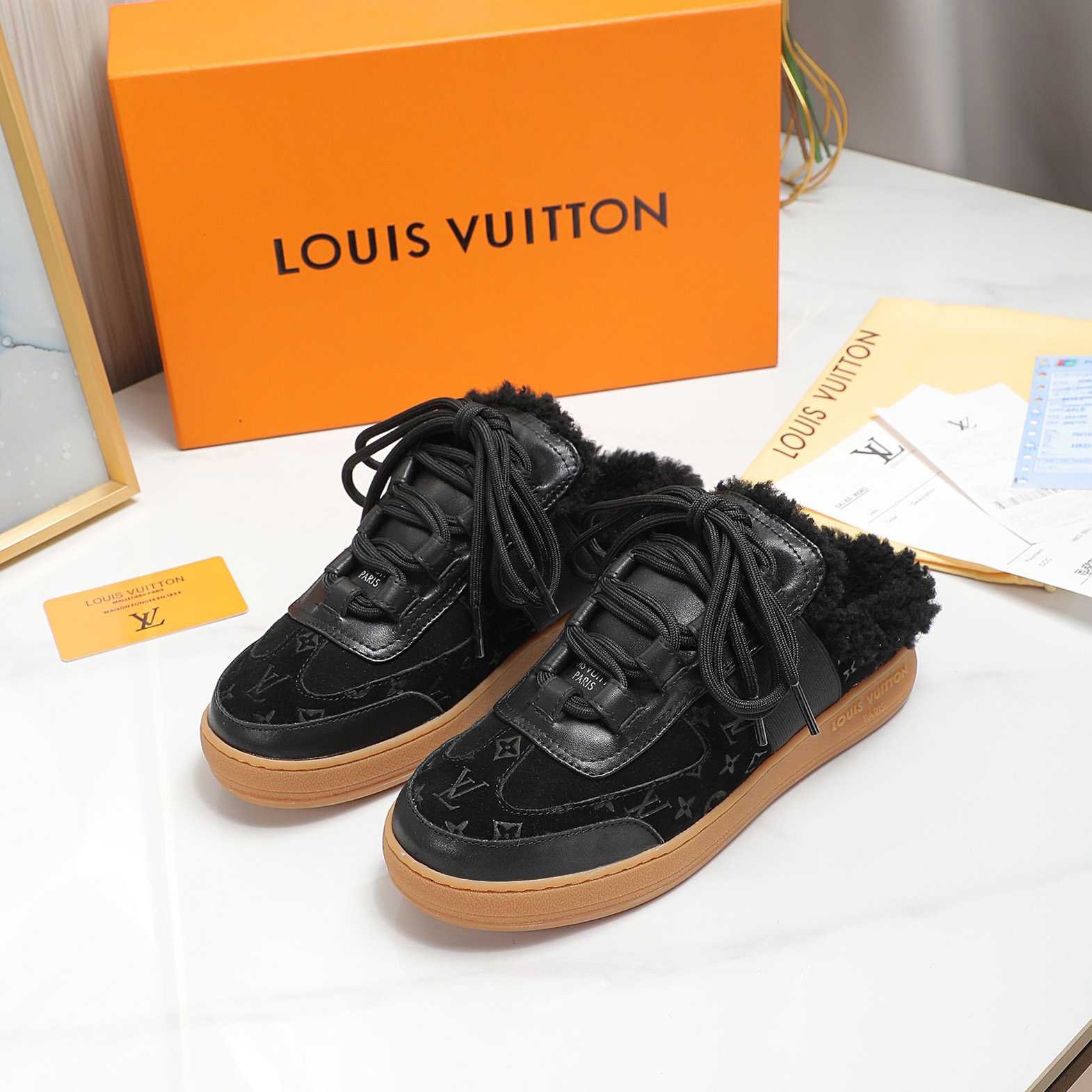 Louis Vuitton Lous Open Back Sneaker - PerfectKickZ