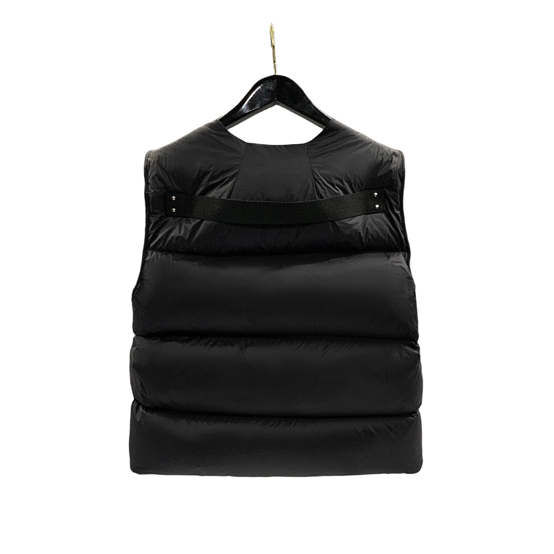 Rick Owens Cargo Sleeveless Puffer Jacket - PerfectKickZ