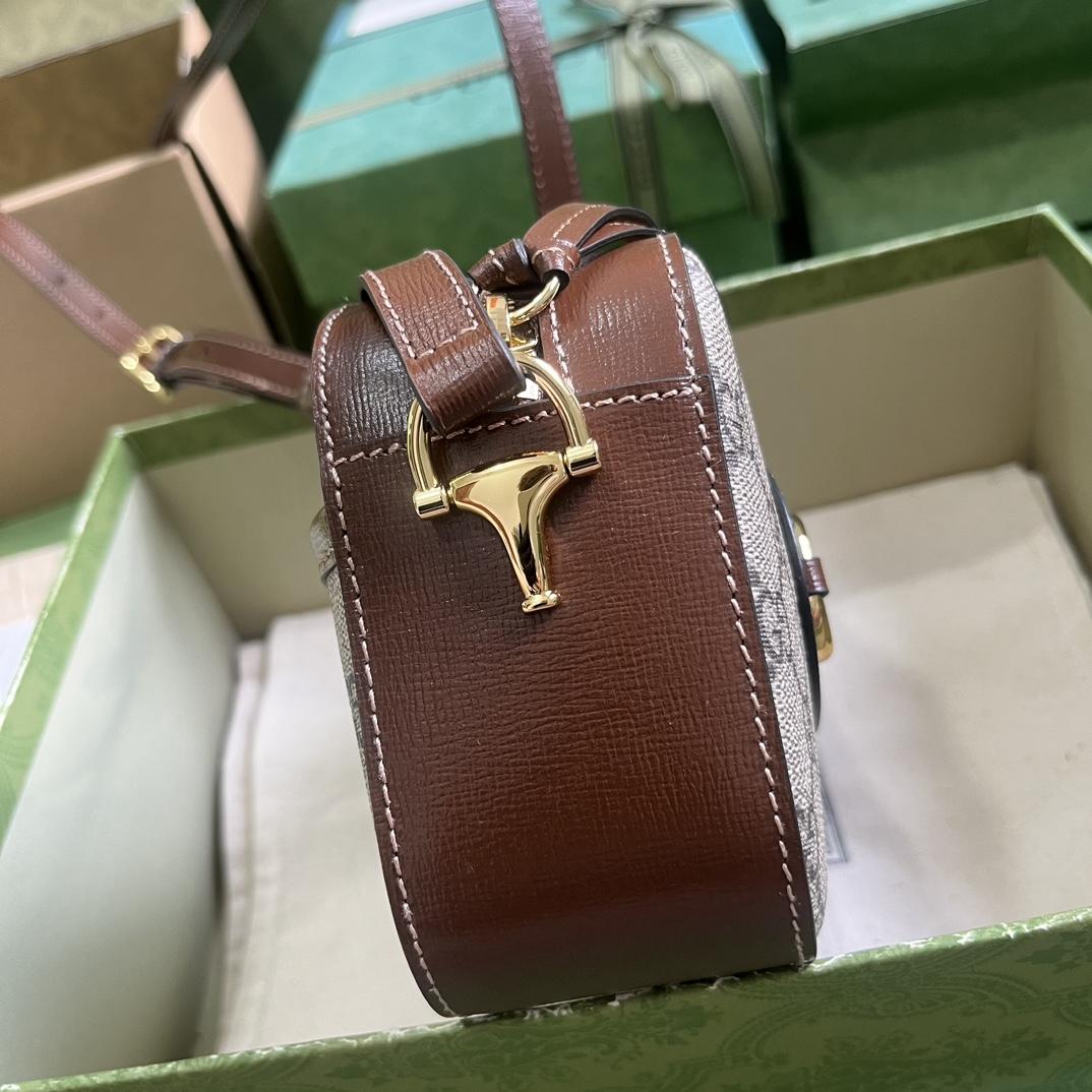 Gucci Horsebit 1955 Small Shoulder Bag (20x 13x 6cm) - 