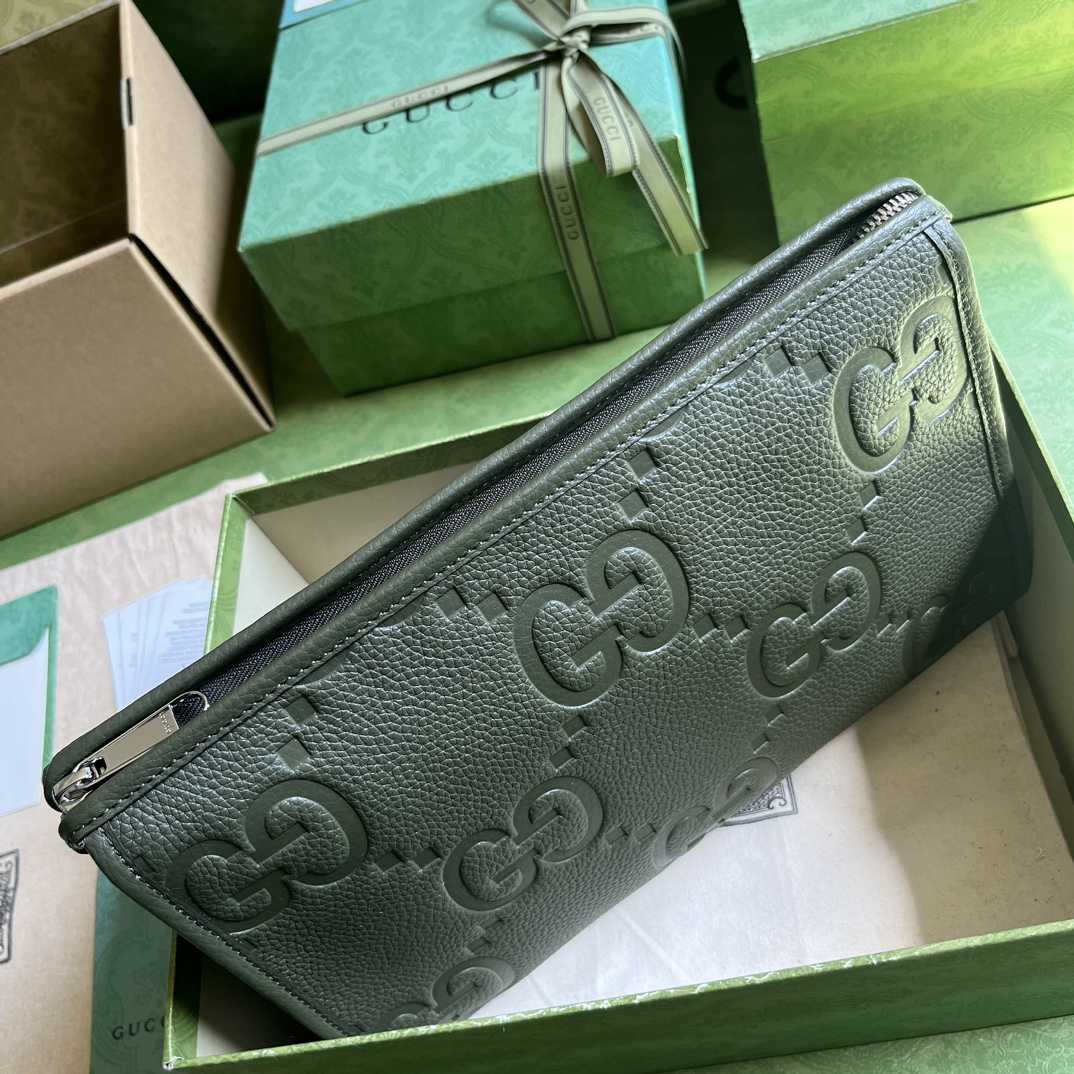 Gucci Jumbo GG Pouch (28.5x 18x 9cm) - PerfectKickZ