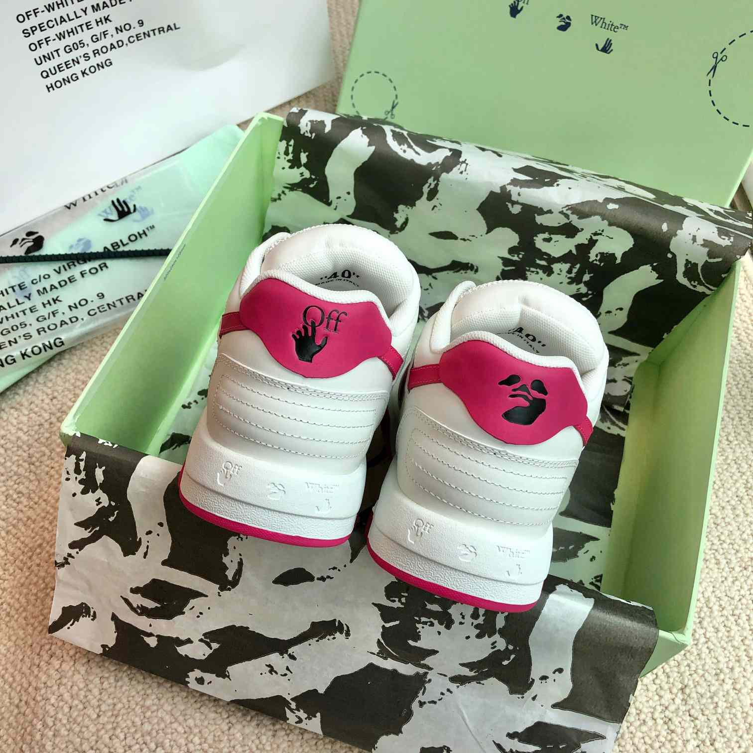 Off White Out Of Office Calf Leather Sneaker - 