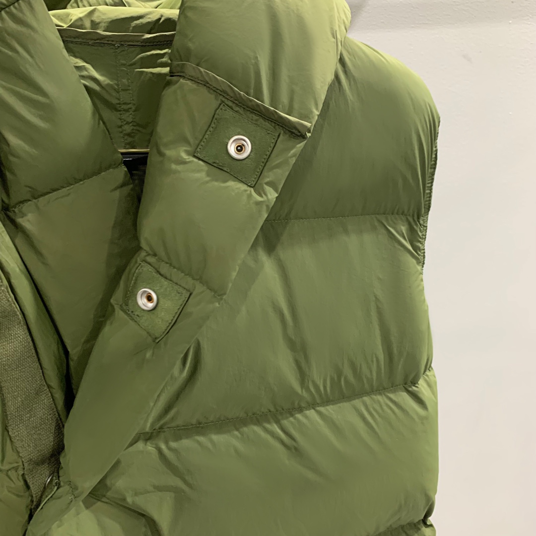 Rick Owens Green Padded Down Vest - PerfectKickZ