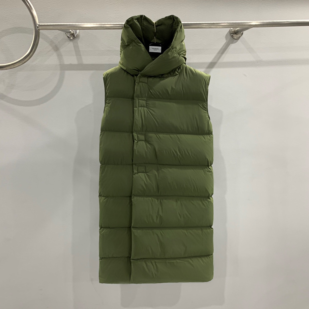Rick Owens Green Padded Down Vest - PerfectKickZ