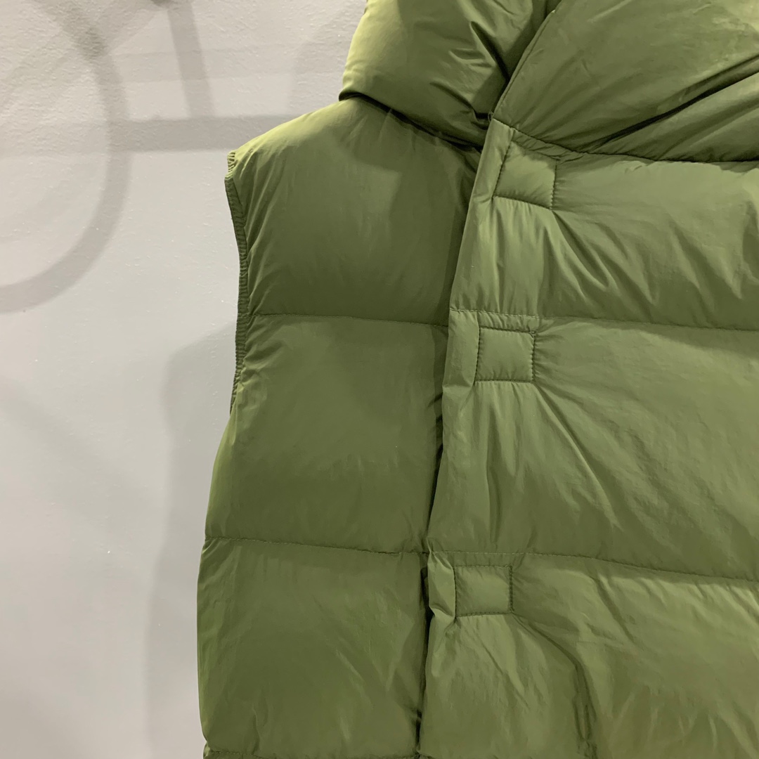 Rick Owens Green Padded Down Vest - 
