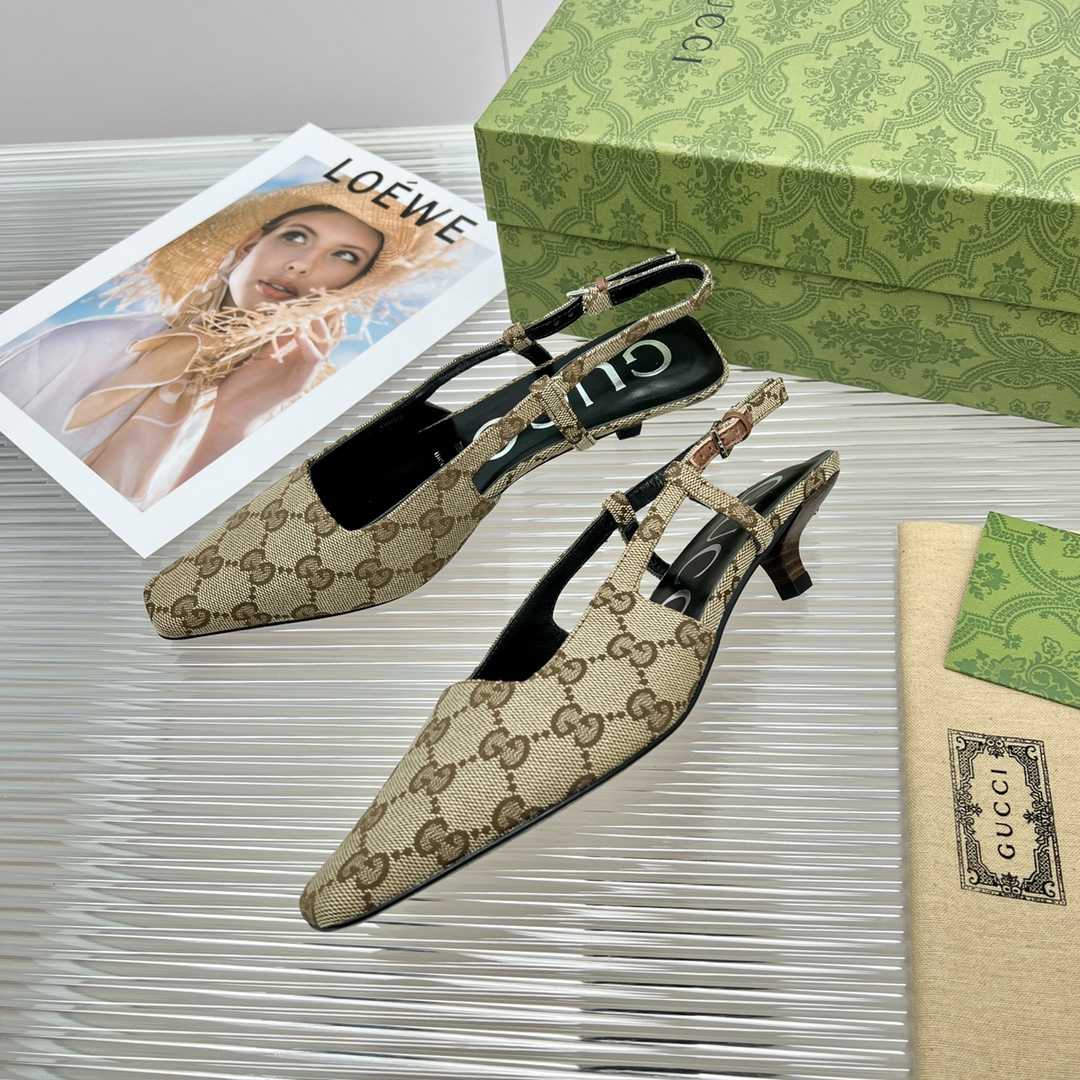 Gucci Women's GG Slingback Pump - PerfectKickZ
