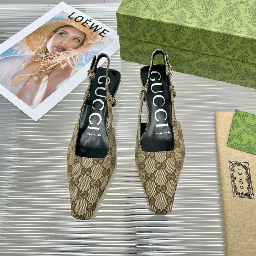 Gucci Women's GG Slingback Pump - PerfectKickZ