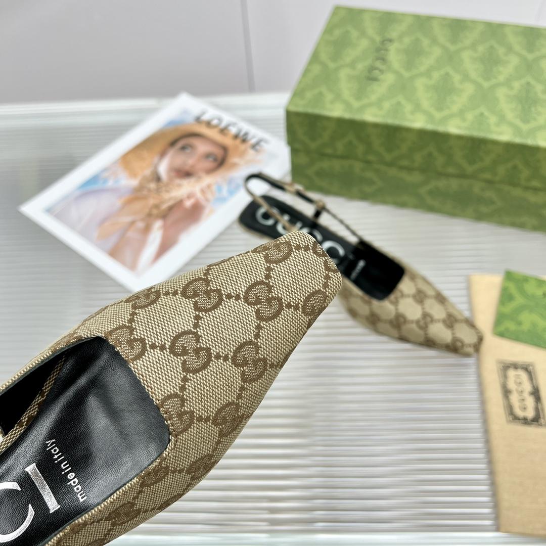 Gucci Women's GG Slingback Pump - PerfectKickZ