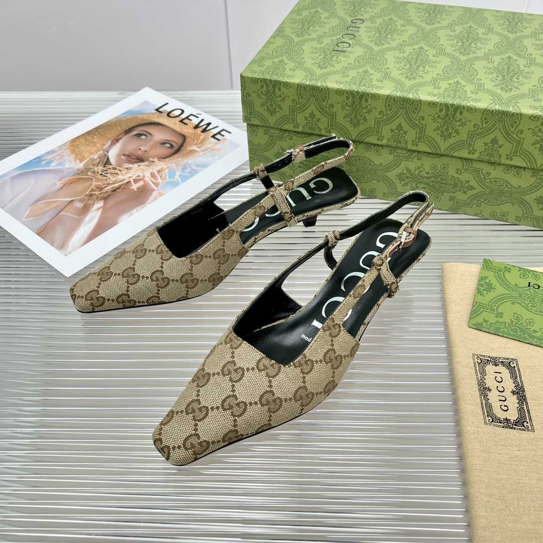 Gucci Women's GG Slingback Pump - PerfectKickZ