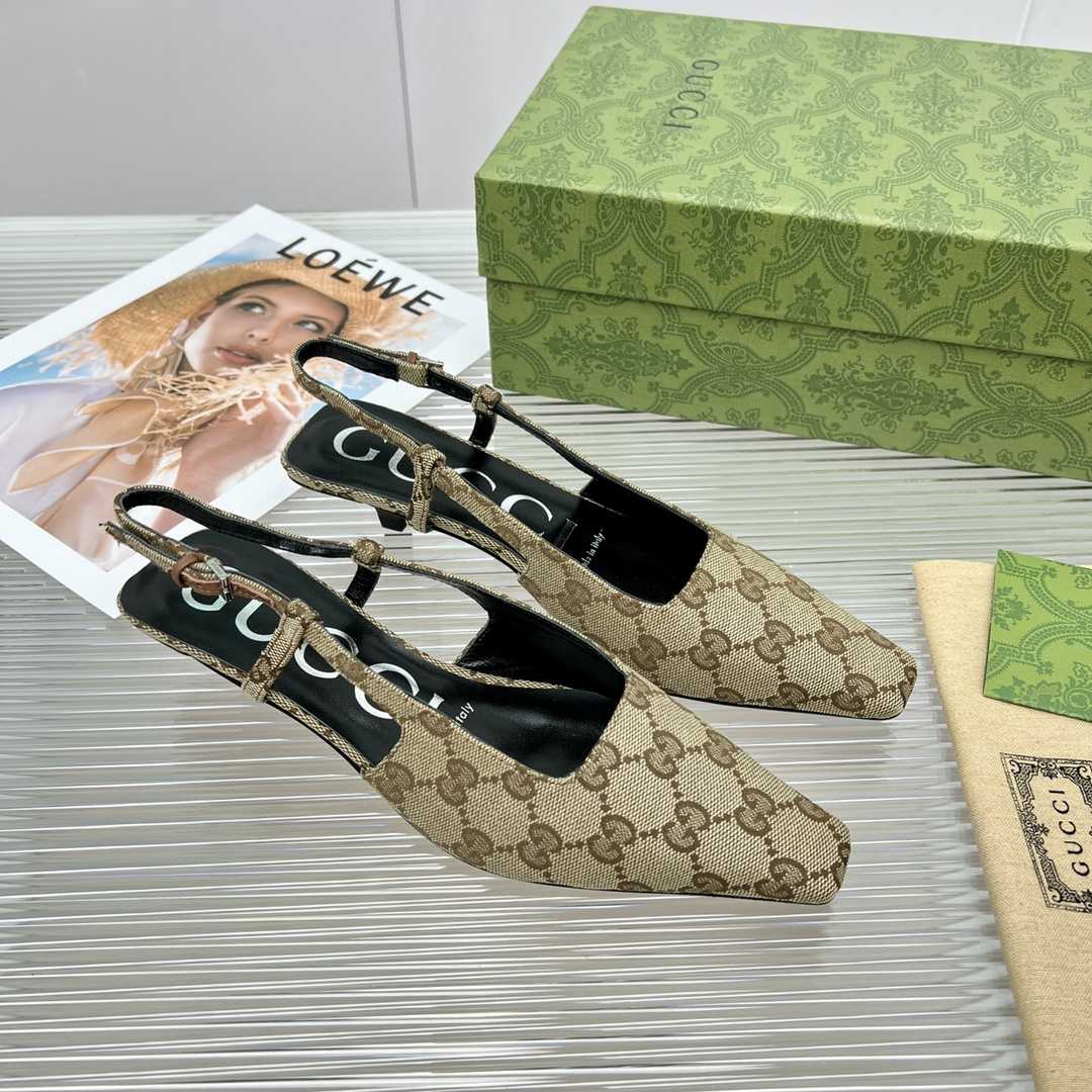 Gucci Women's GG Slingback Pump - PerfectKickZ