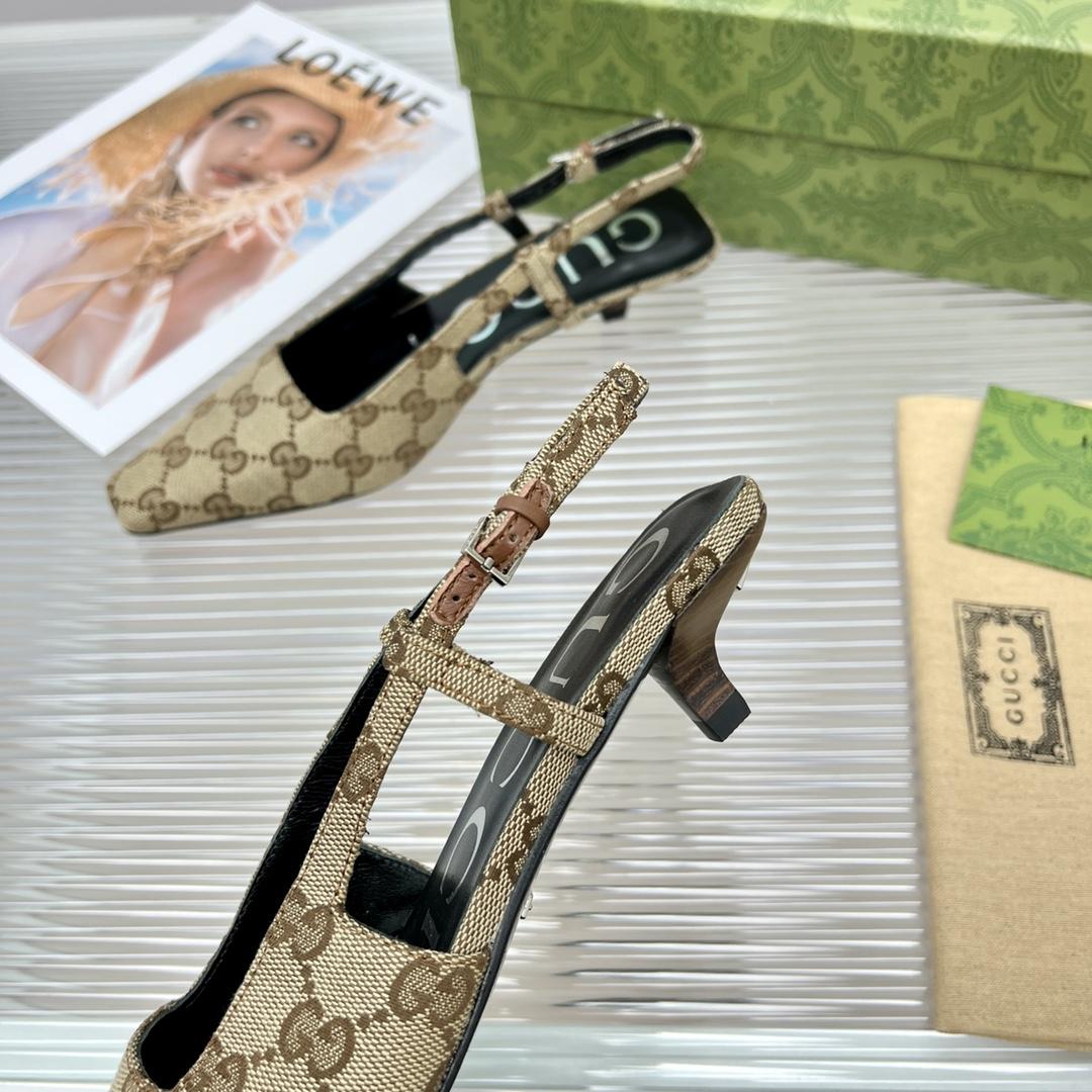 Gucci Women's GG Slingback Pump - PerfectKickZ