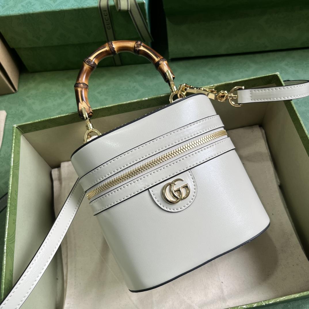 Gucci Mini Bamboo Shoulder Bag (15.5x 13.5x 4cm) - PerfectKickZ