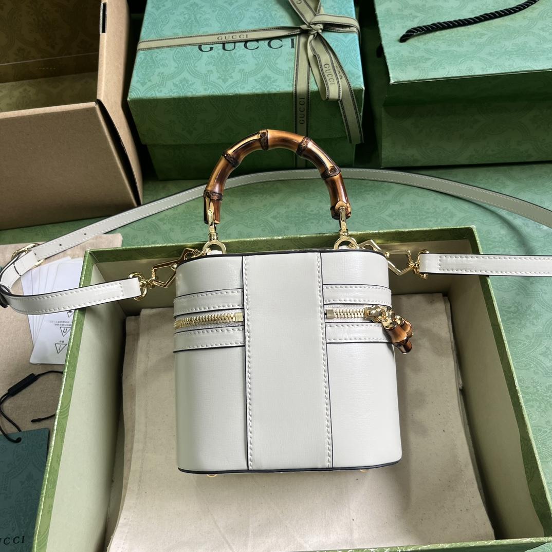 Gucci Mini Bamboo Shoulder Bag (15.5x 13.5x 4cm) - PerfectKickZ