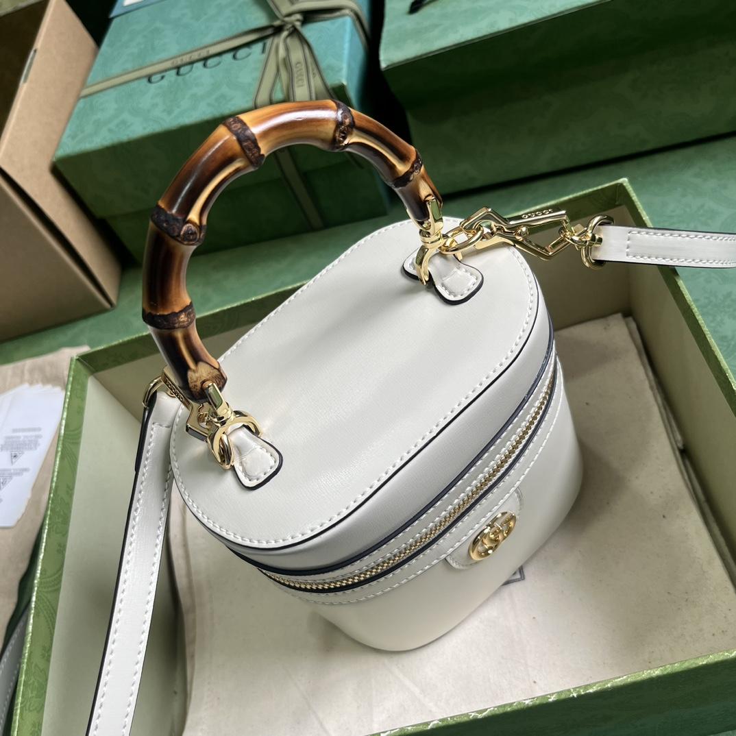 Gucci Mini Bamboo Shoulder Bag (15.5x 13.5x 4cm) - PerfectKickZ