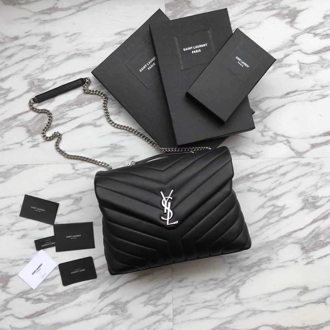 Saint Laurent Loulou Medium Chain Shoulder Bag  (32x22x11cm) - PerfectKickZ