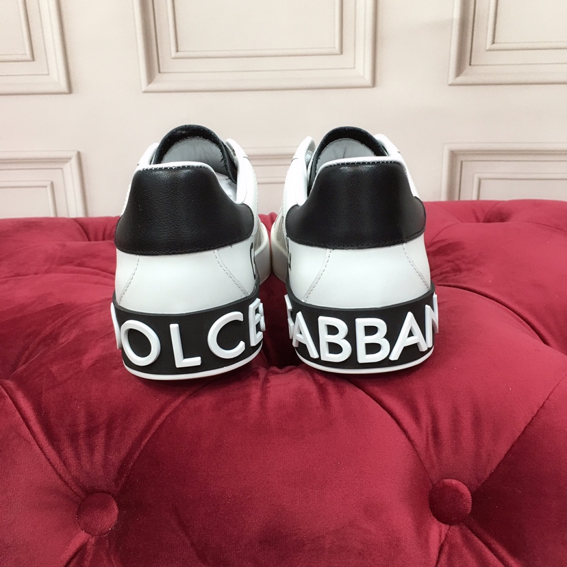 Dolce & Gabbana White Portofino Stars Sneakers - PerfectKickZ