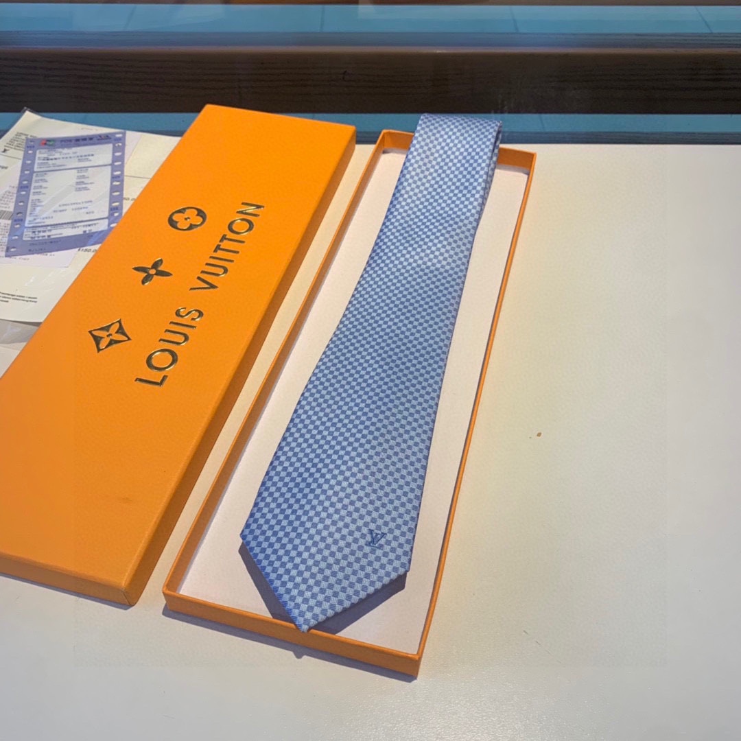 Louis Vuitton Micro Damier Tie - PerfectKickZ