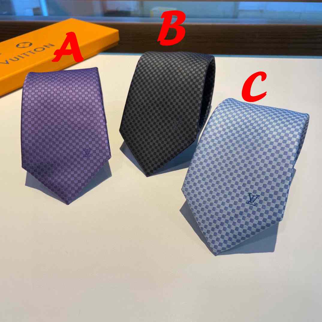 Louis Vuitton Micro Damier Tie - PerfectKickZ