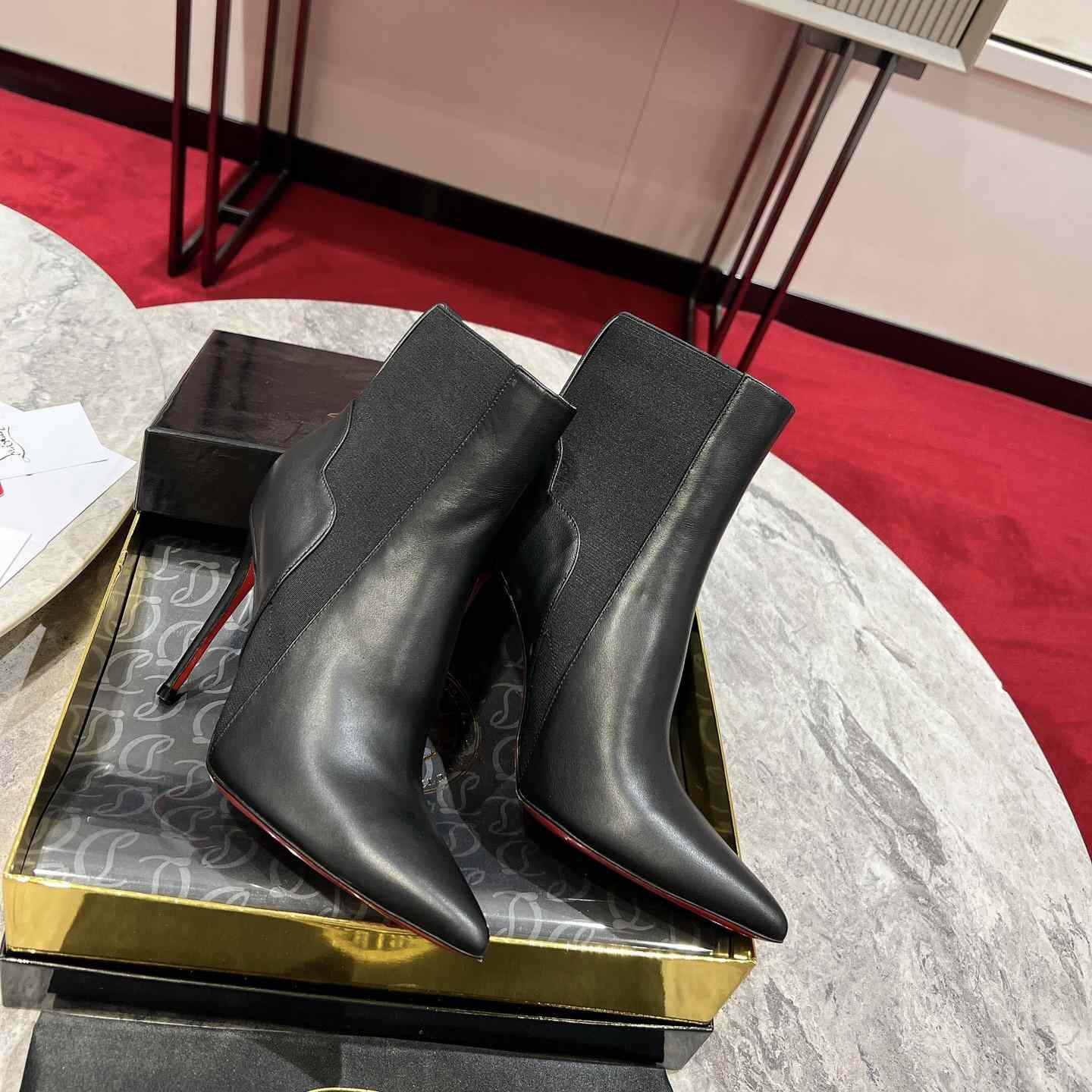 Christian Louboutin Chelsea Chick Booty 100 mm - PerfectKickZ