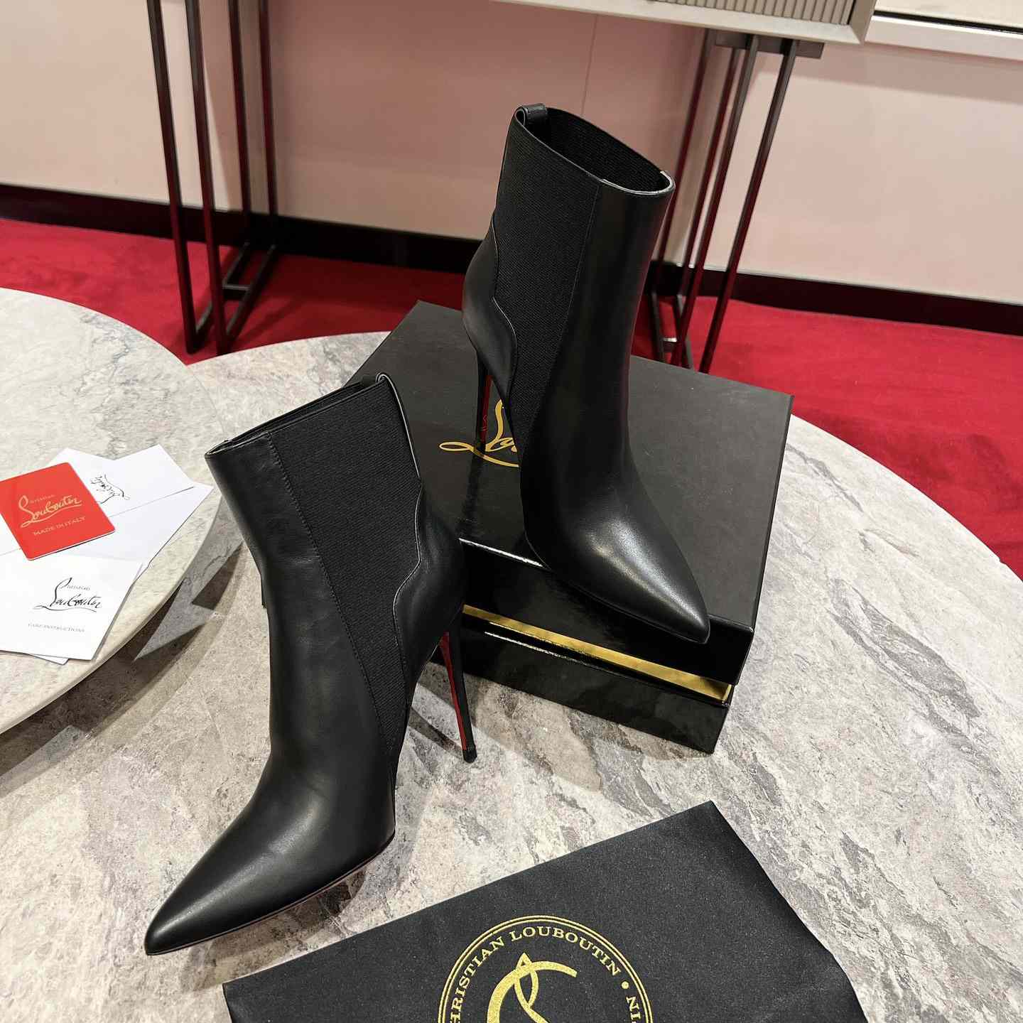 Christian Louboutin Chelsea Chick Booty 100 mm - PerfectKickZ