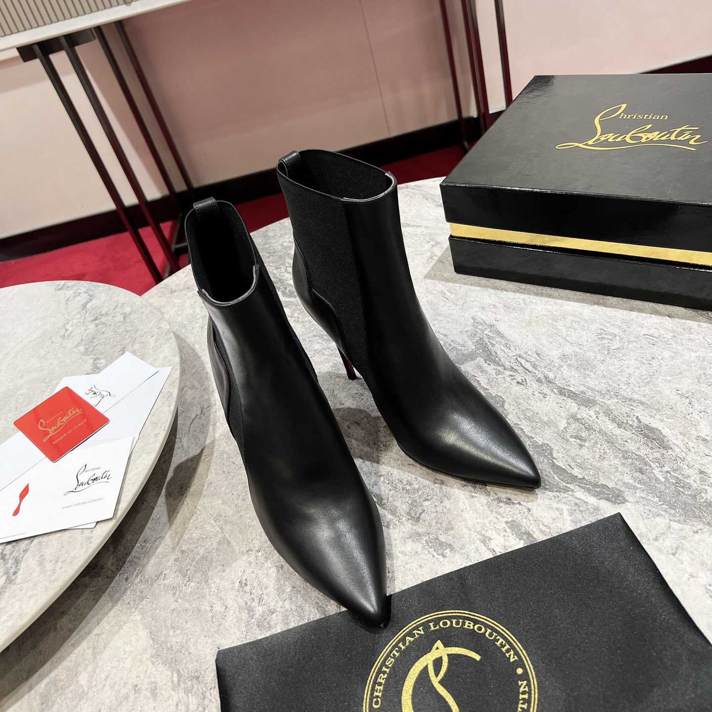 Christian Louboutin Chelsea Chick Booty 100 mm - PerfectKickZ