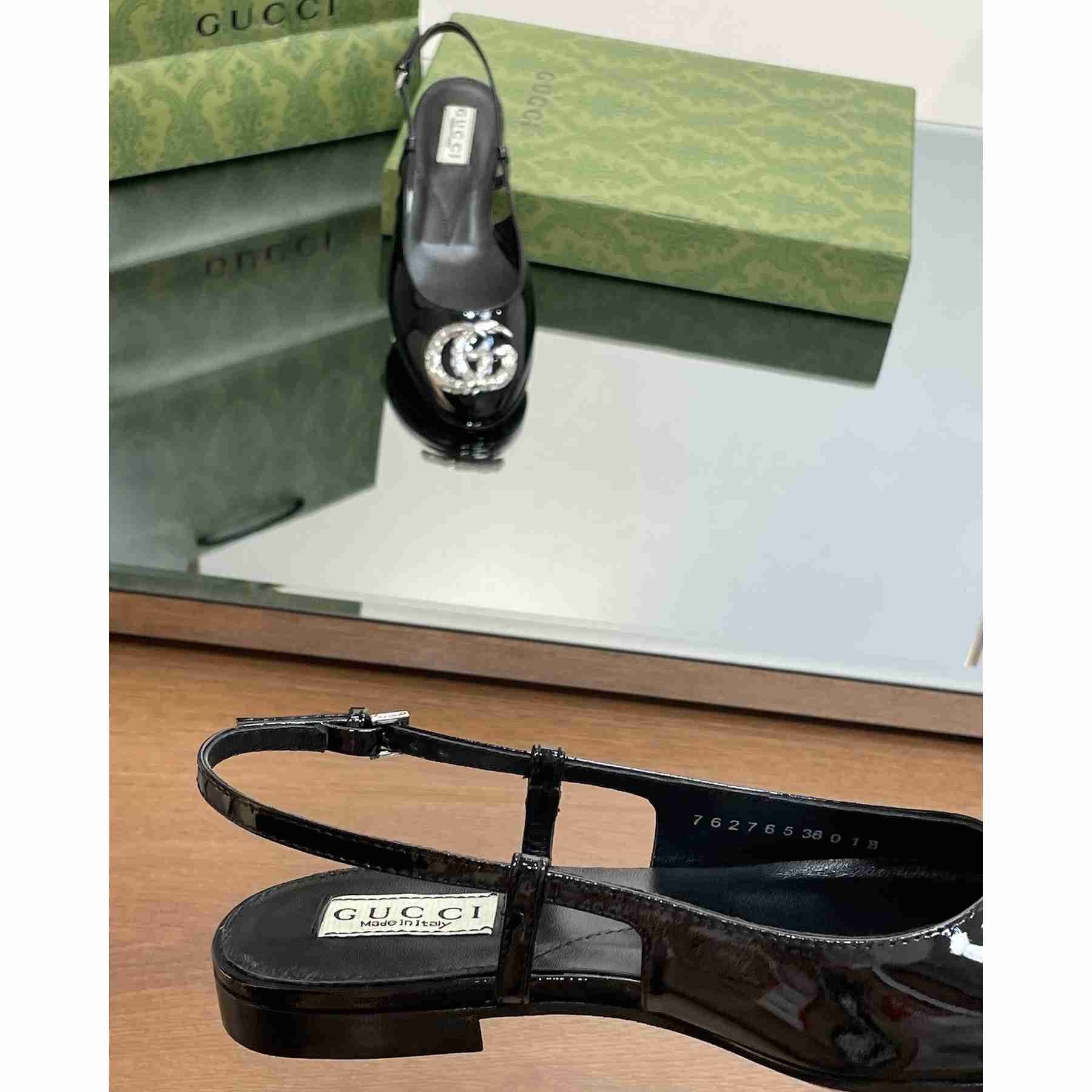 Gucci Women's Ballerina With Double G - PerfectKickZ